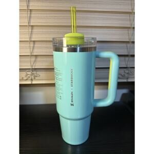 Stanley X Starbucks Mexico Aquamarine 30oz Tumbler BNWT | US SELLER